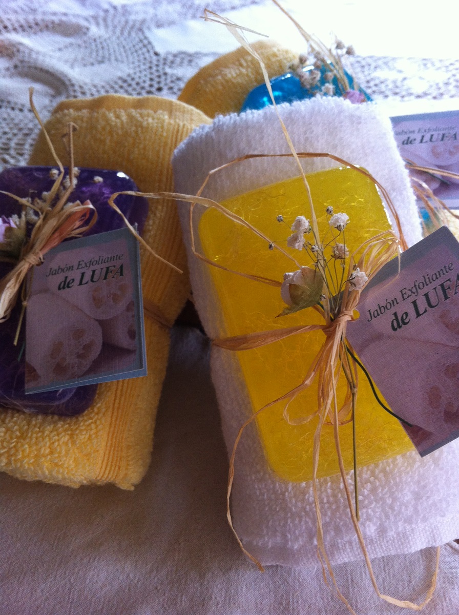 Regalo de Jabón exfoliante de Lufa