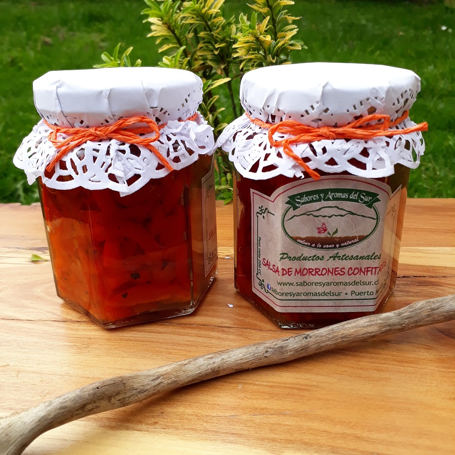 Salsa de morrones confitados