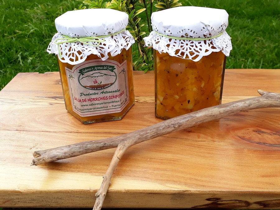 Salas de morrones confitados